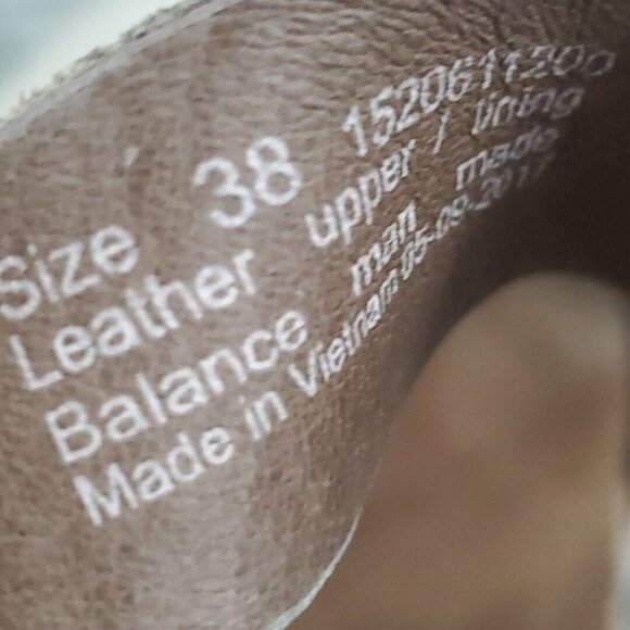 Dansko Wedge Sandals Womens 38 EU 7.5 US Off White Leather Open Toe Slingback - Picture 9 of 9